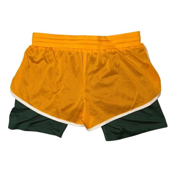 Green Bay Packers - NWT - Teen Activewear Shorts with Liner - Picture 2 of 8